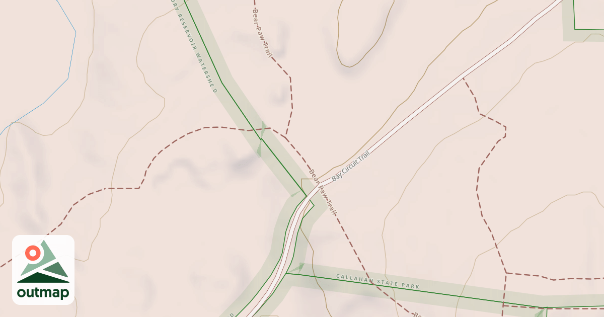 Map of Bear Paw Trail