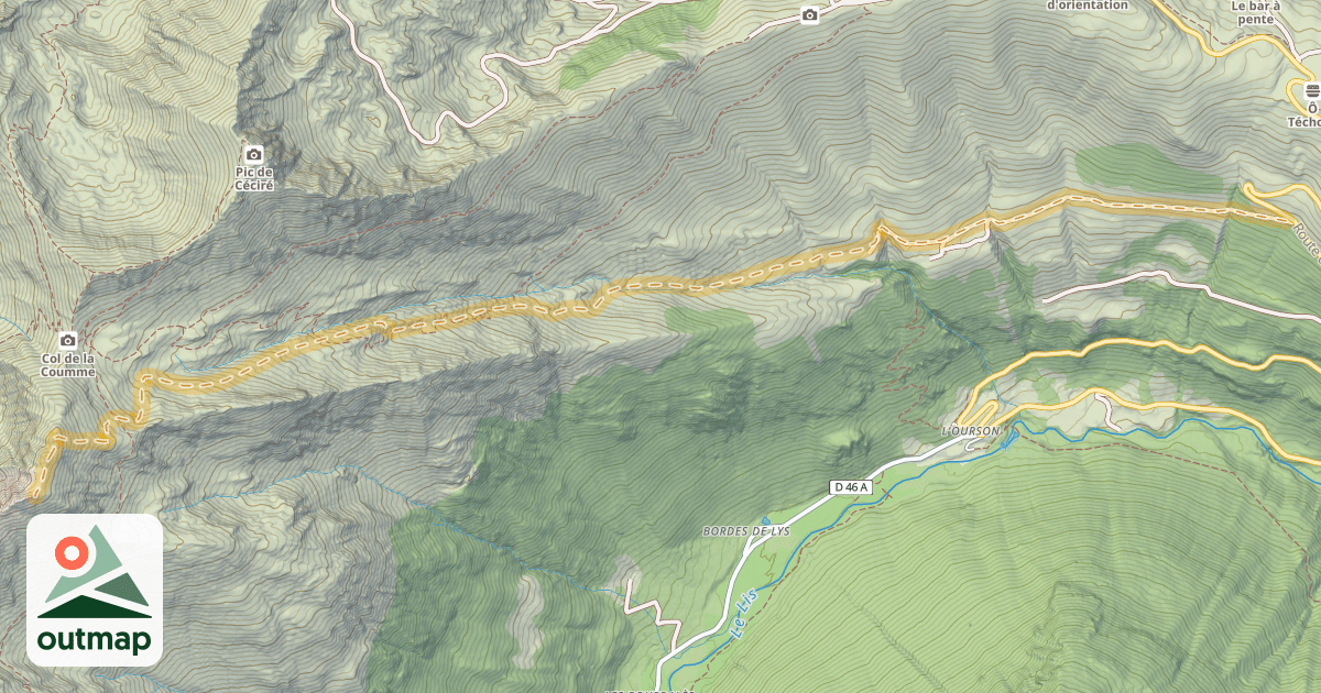 Map of Pic de Subescale — Bois du Croc