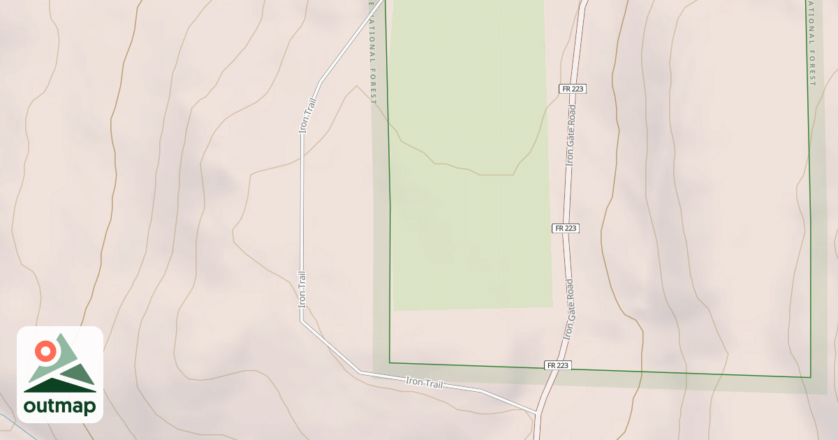 Map of USFS National Forest System Roads {47F18320-08D3-4932-9DD4-CB781B38DE09}