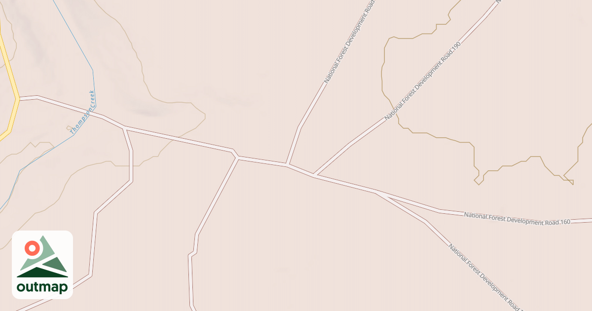 Map of USFS National Forest System Roads {CBB59454-9F43-41F3-A429-EFFAAD3D385C}