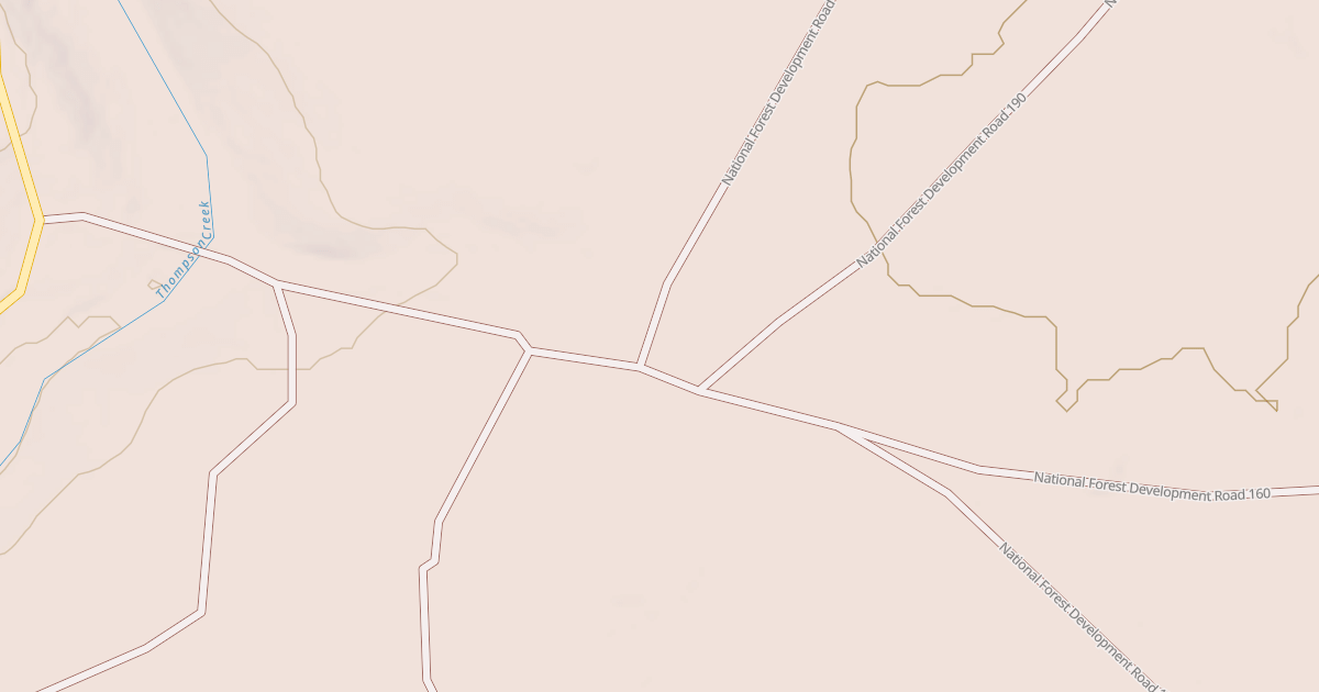 Map preview of USFS National Forest System Roads {CBB59454-9F43-41F3-A429-EFFAAD3D385C}