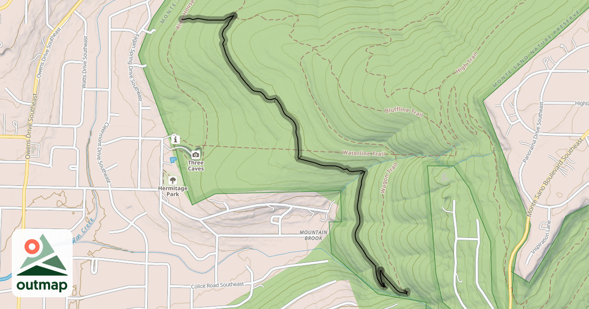 Map of Young - Kennedy Trail