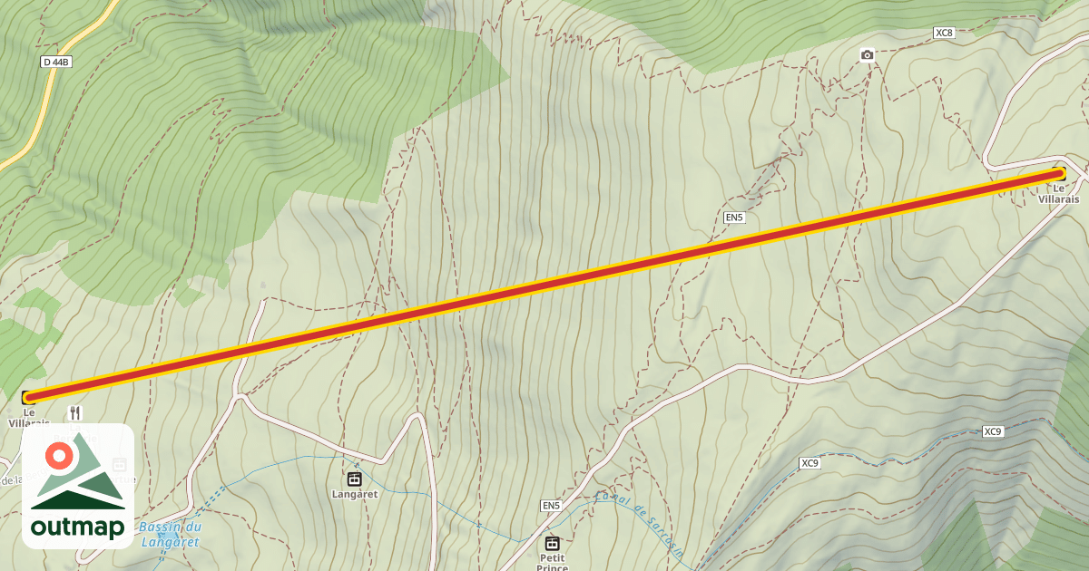 Map of Le Villarais
