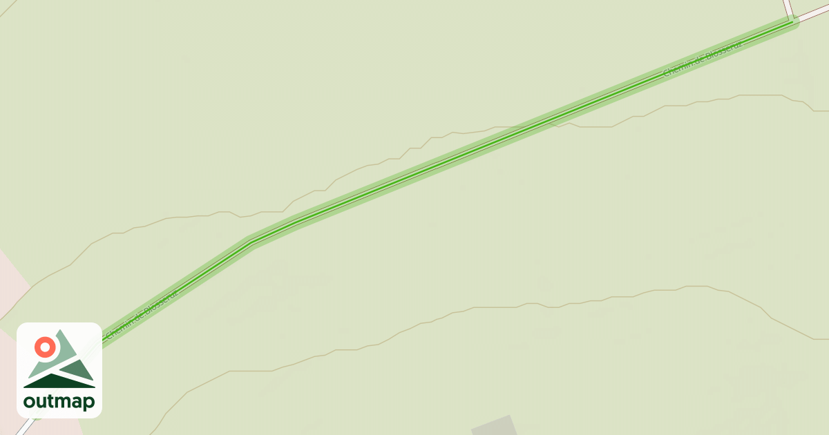 Map of Chemin de Blosseruz