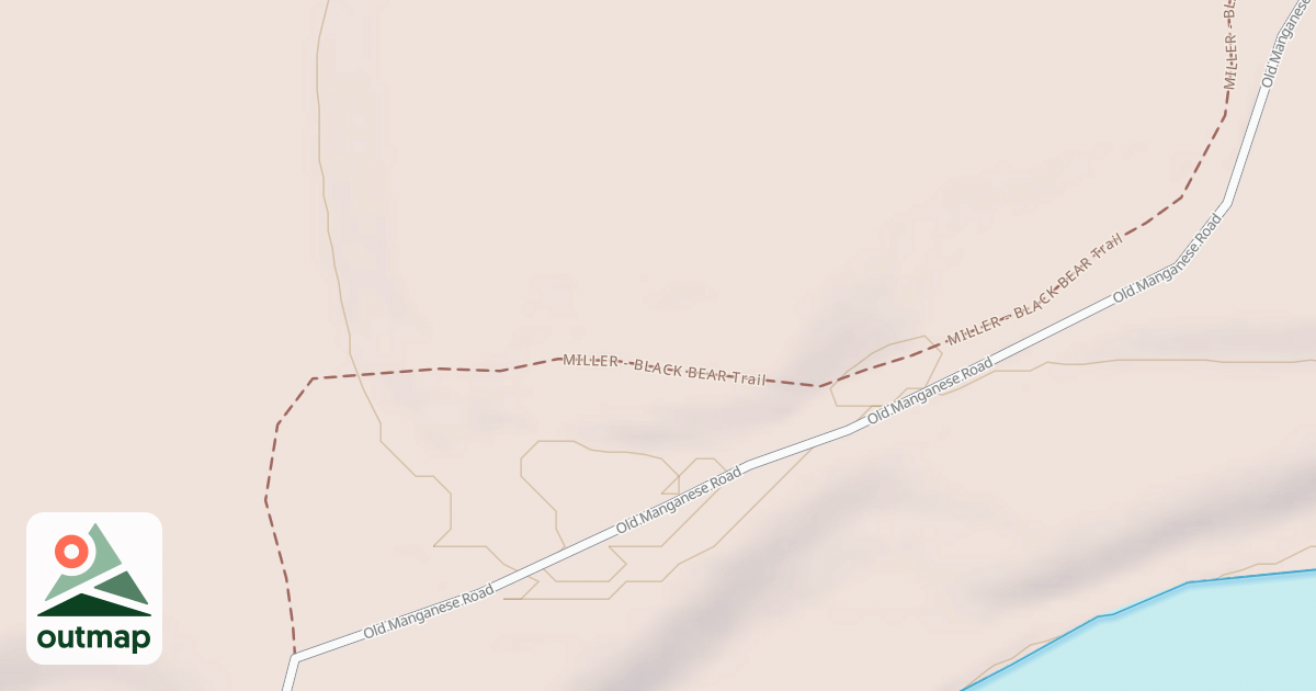 Map of Miller-Black Bear Trail
