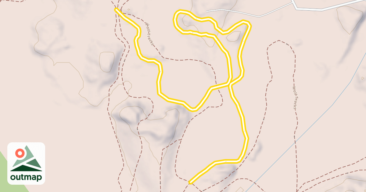 Map of Coyote Canyon