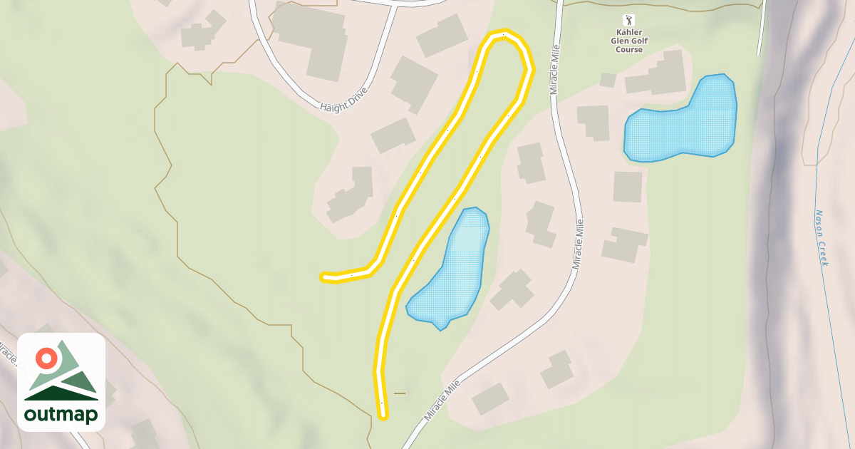 Map of Kahler Glen Loop