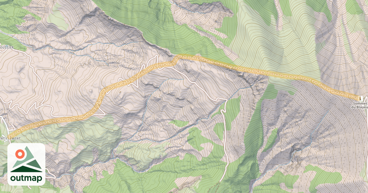 Map of Bayeul — Saint-Clément
