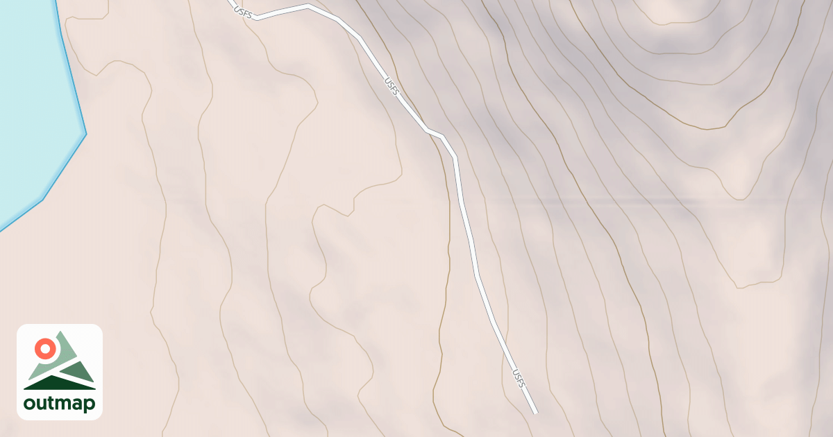 Map of Twin Lakes Road
