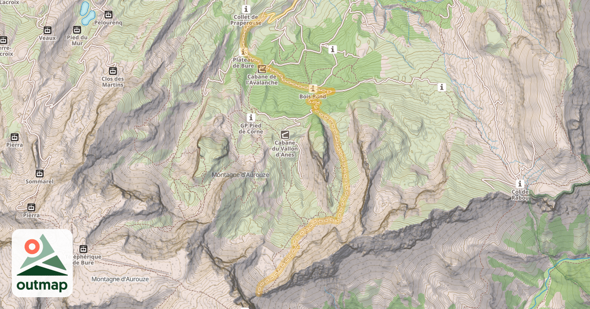 Map of Pas du Follet — IRAM