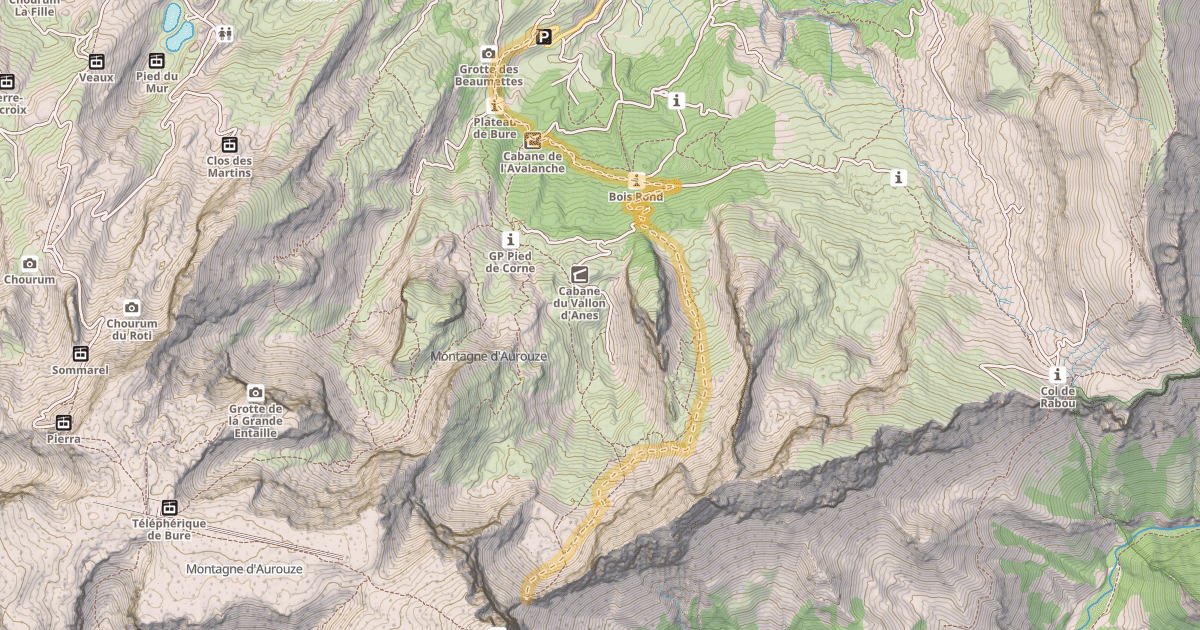 Map preview of Pas du Follet — IRAM
