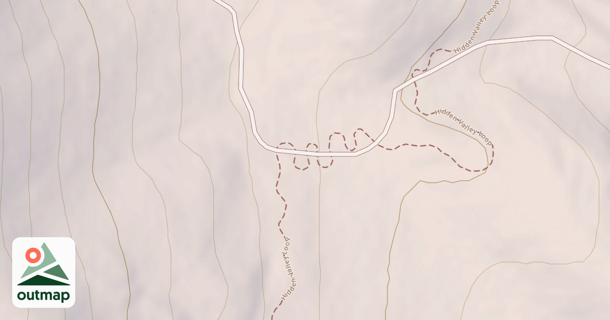 Map of Hidden Valley Loop