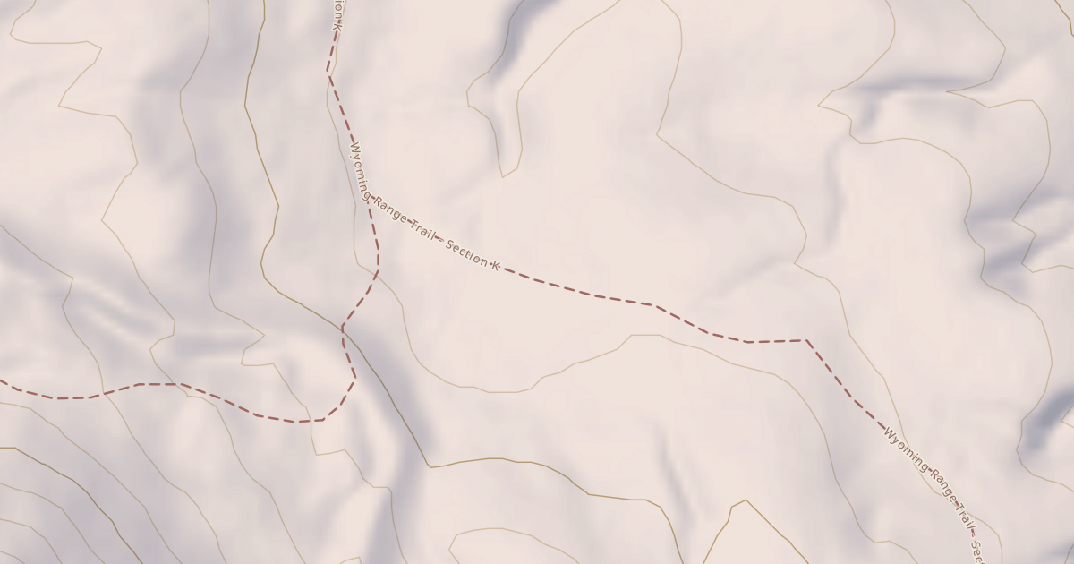 Map preview of Middle Piney North (H Trail)