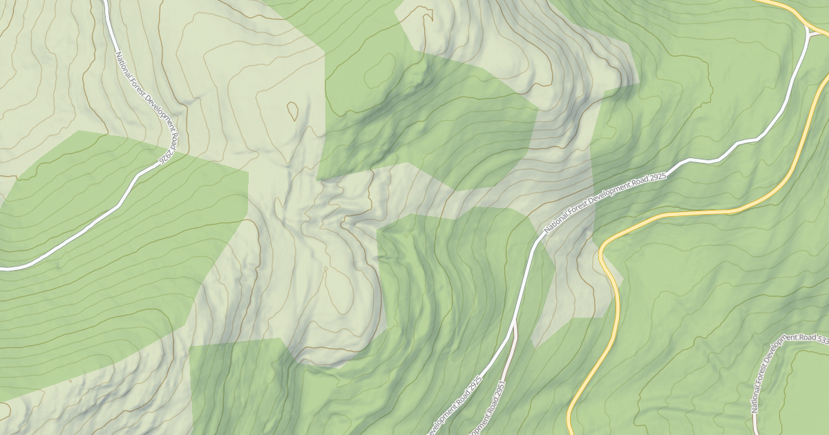 Map preview of Ingalls - Mt Conner