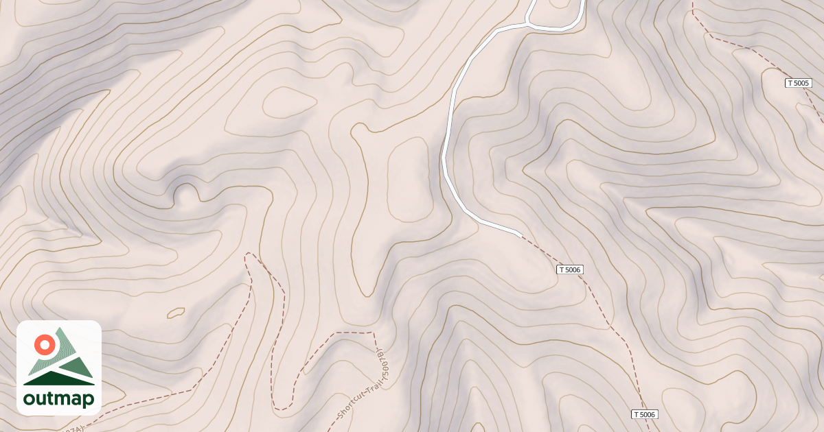 Map of BENSON RIDGE SOUTH