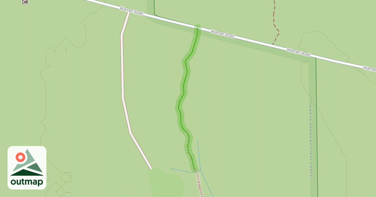 Map of Fred J. Cusimano Westside Overland Trail