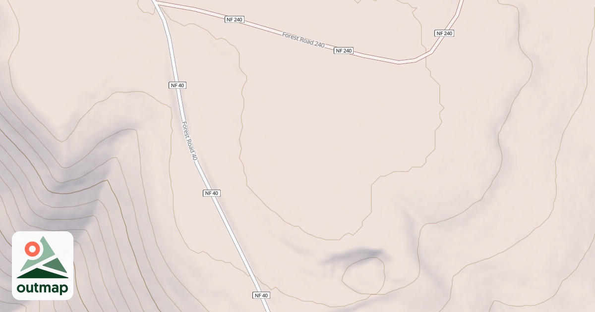 Map of ROCK PIT LOOP ROAD