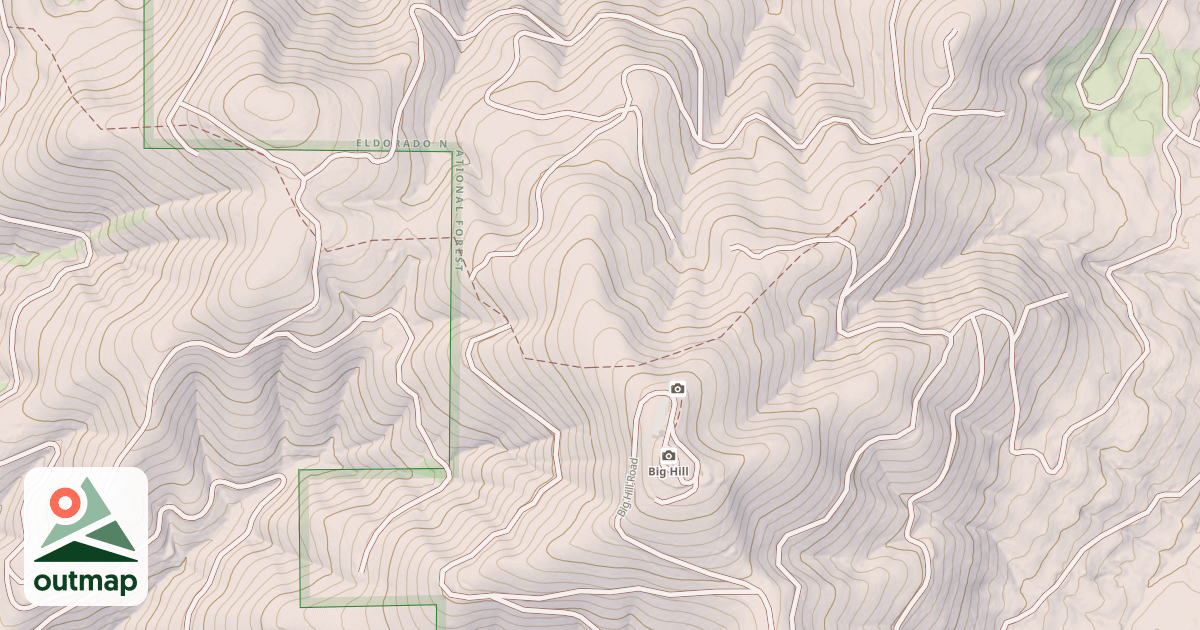 Map of BIG HILL WEST
