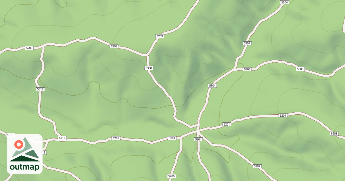 Map of USFS Motor Vehicle Use Map Trails 19392
