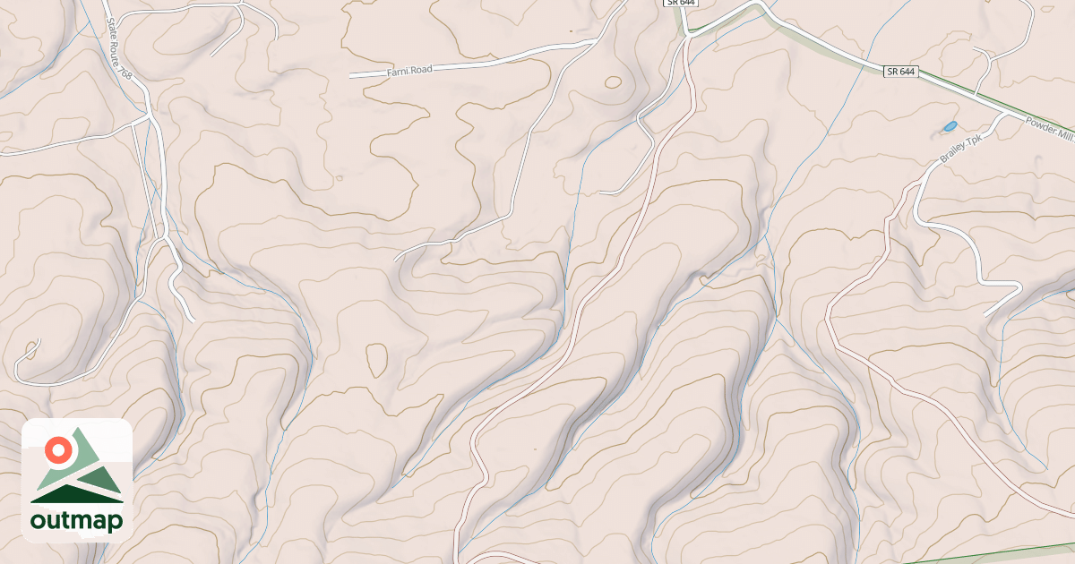 Map of CRIPPLE CREEK