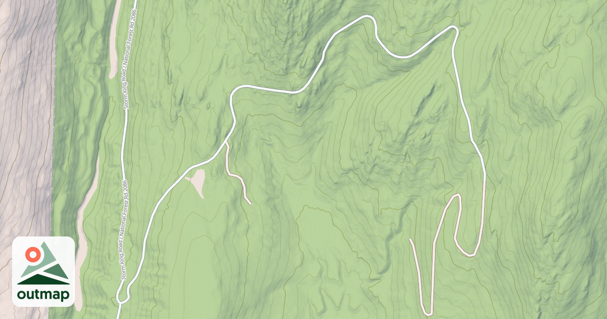 Map of STORM KING in Ferry