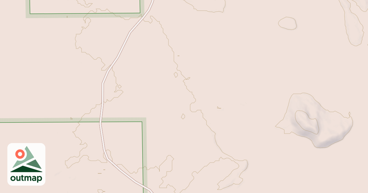 Map of BISHOP LAKE SPUR C