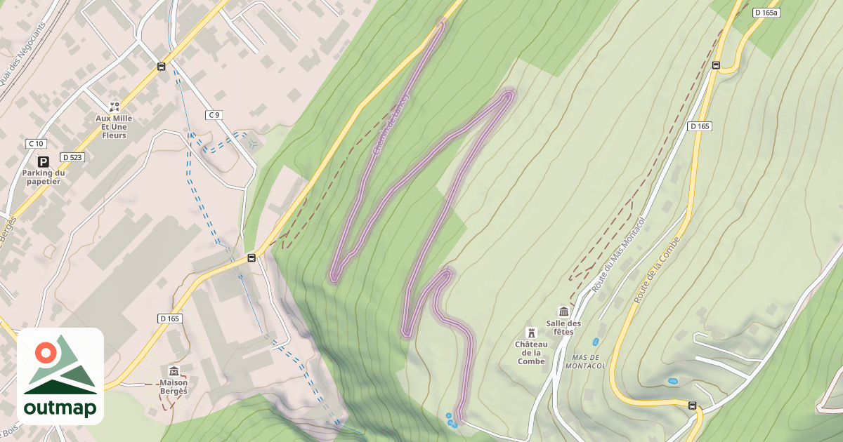 Map of Chemin de Lancey