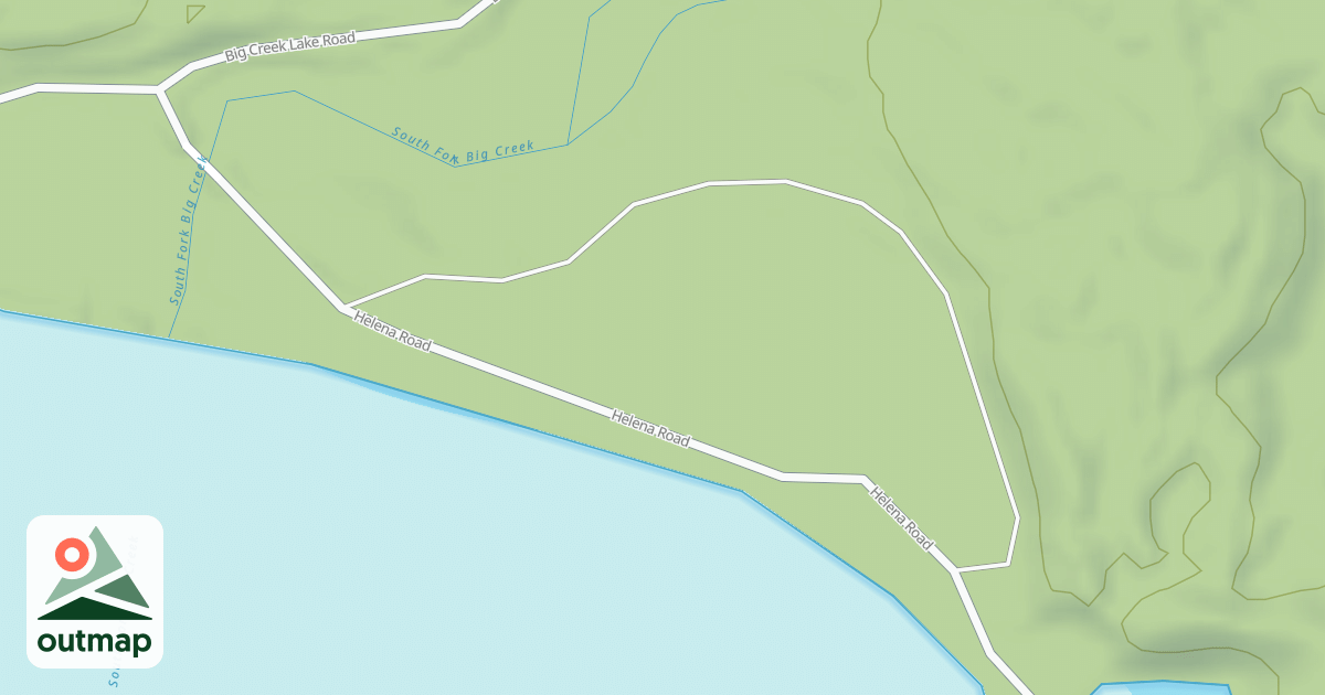 Map of BIG CR LAKES CG NO 1