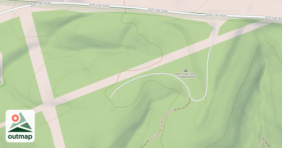 Map of ARD BURR OAK COVE CG RD