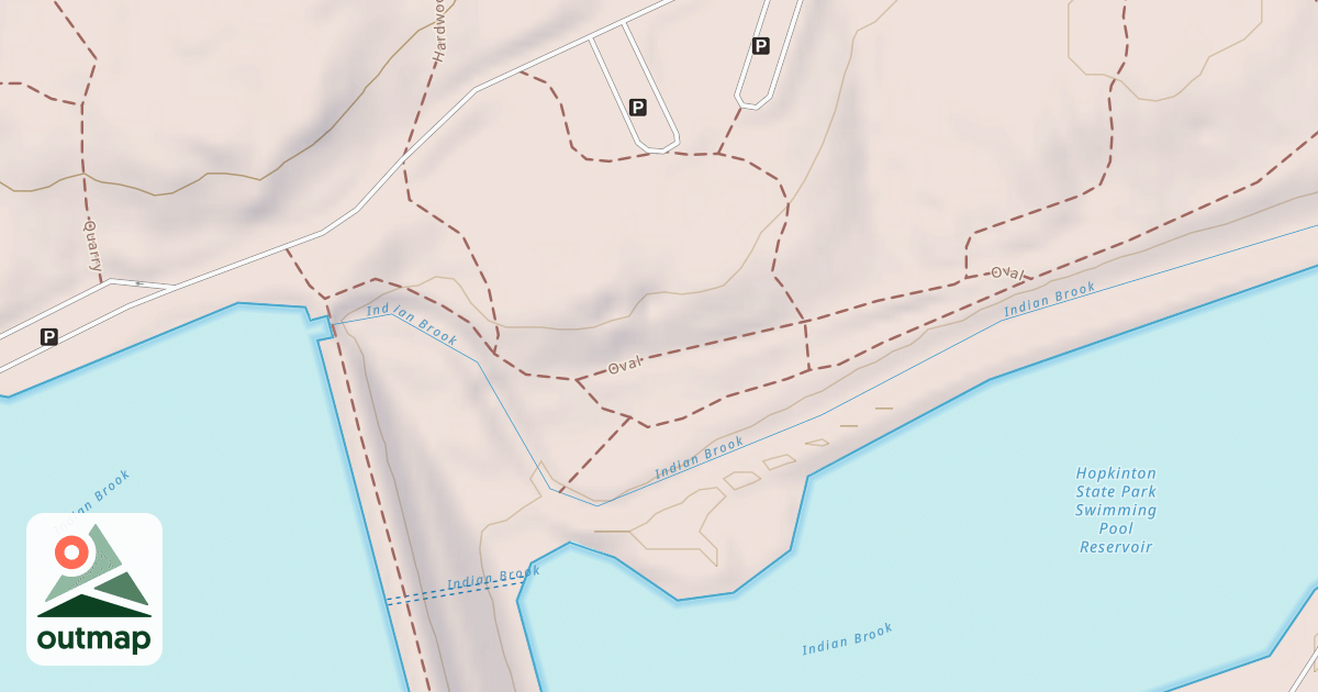 Map of Oval Trail