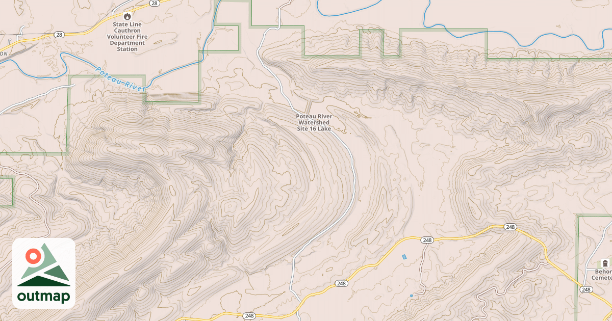 Map of CHALYBEATE