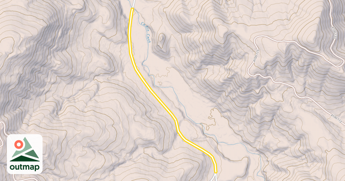 Map of Forest Road 41