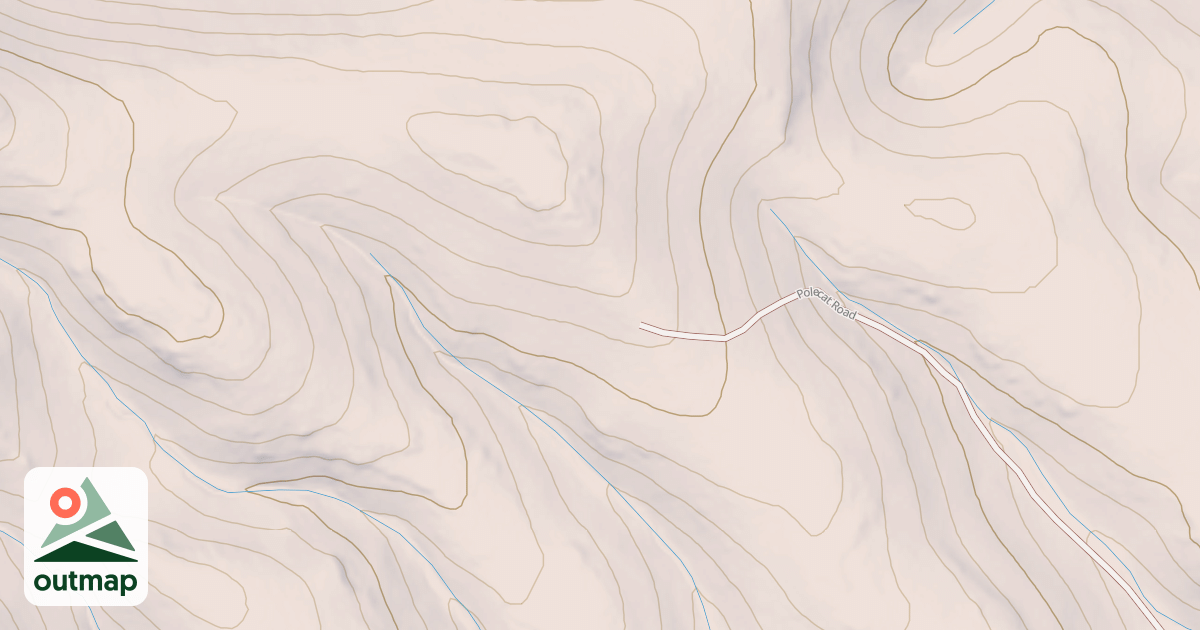 Map of South Greenie Trail