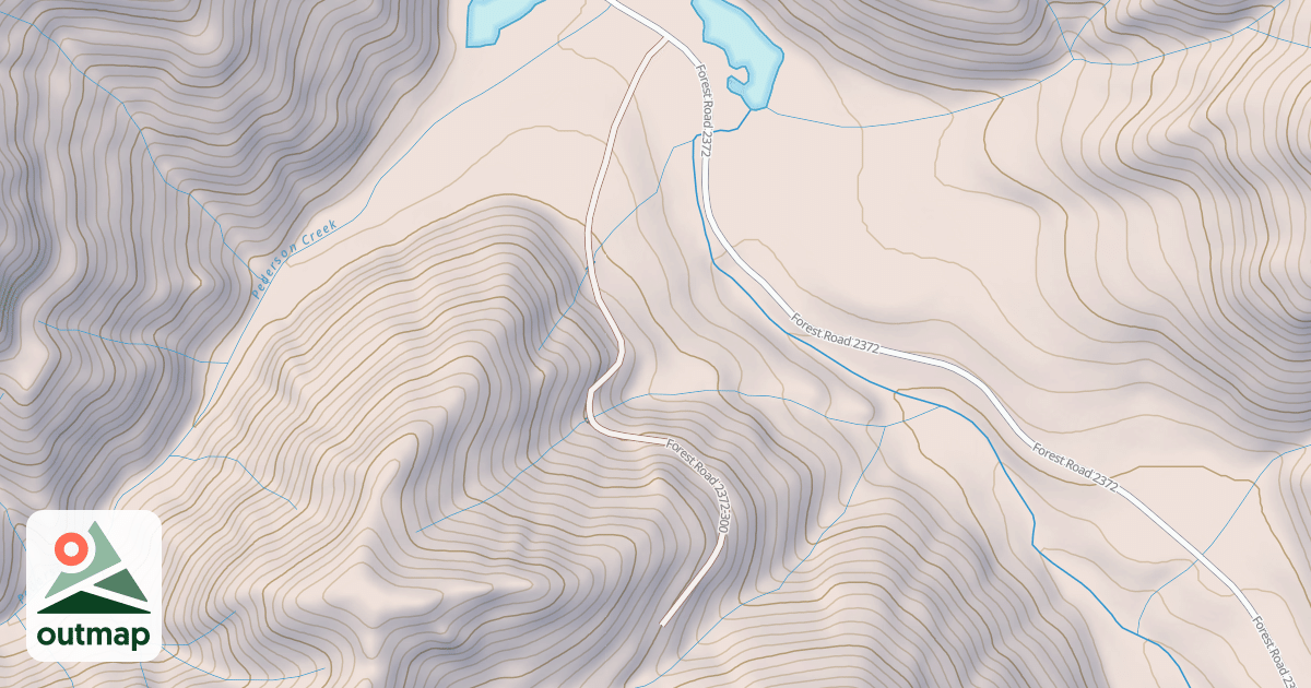 Map of PINE RIDGE (PR)