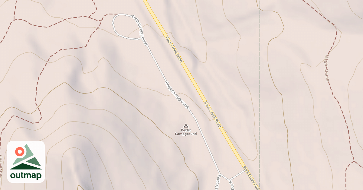 Map of PETTIT C G