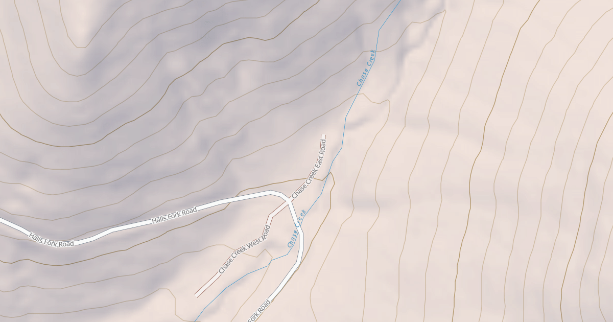 Map preview of CHASE CREEK EAST