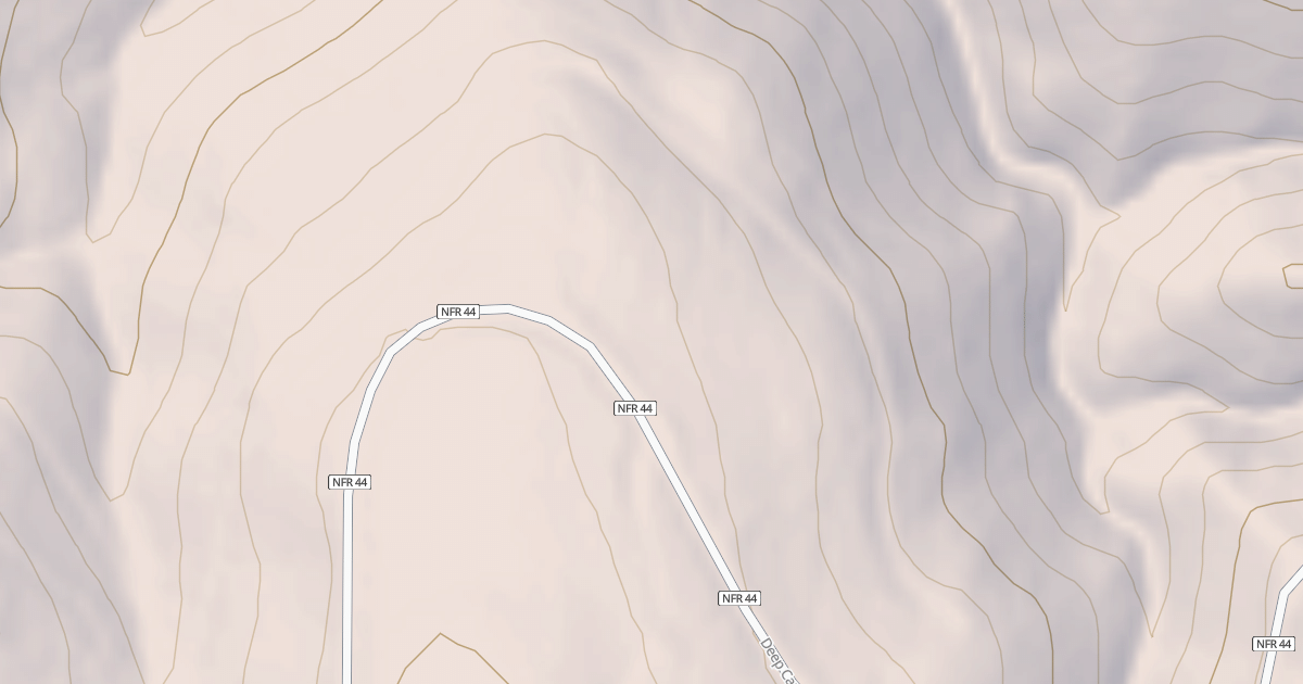 Map preview of CAVANAH DEEP SPUR