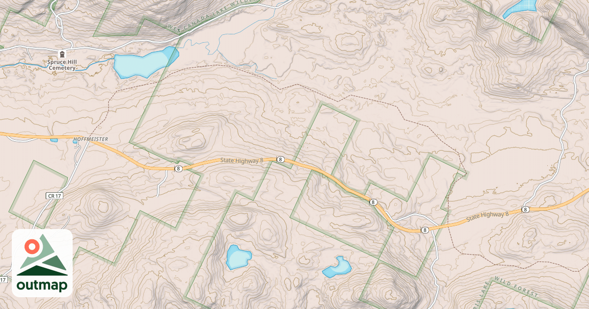 Map of Alderbrook Trail