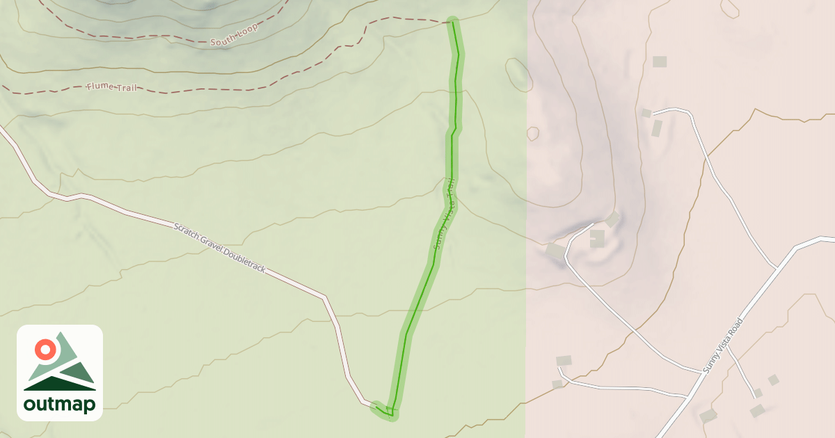 Map of Sunny Vista Trail