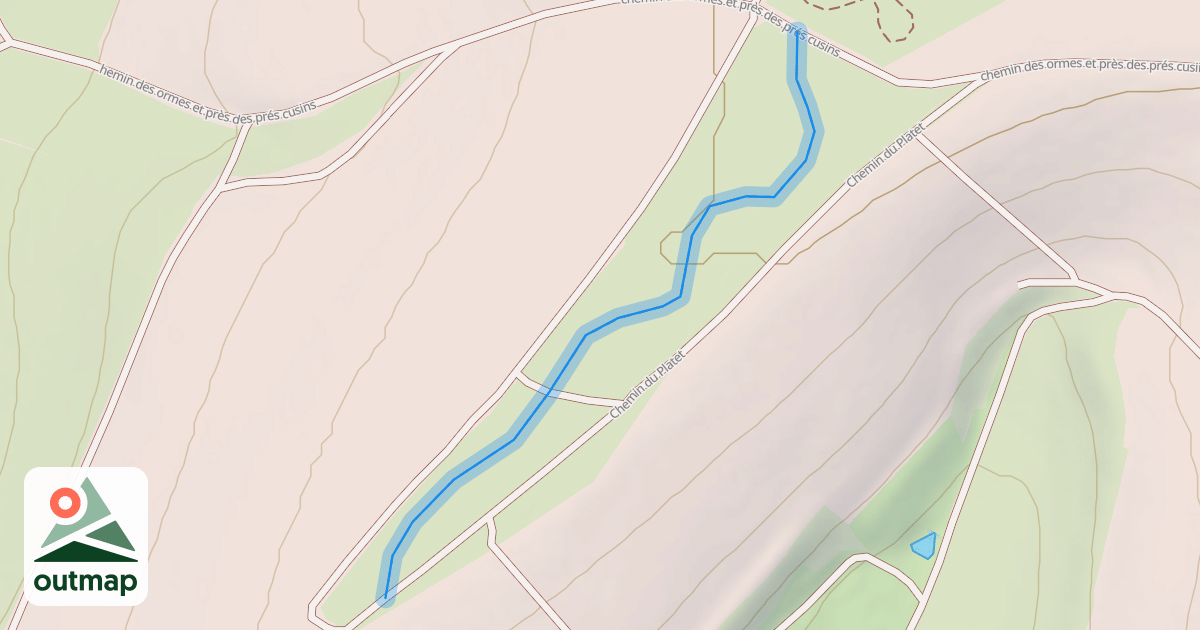 Map of Single du Platet
