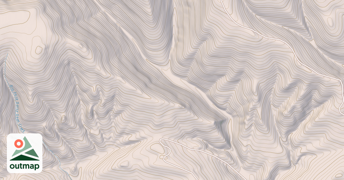 Map of Morrisy Canyon