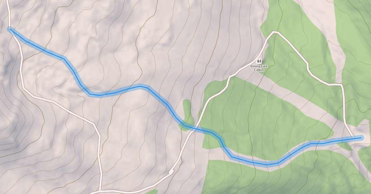 Map preview of Tickler Gulch
