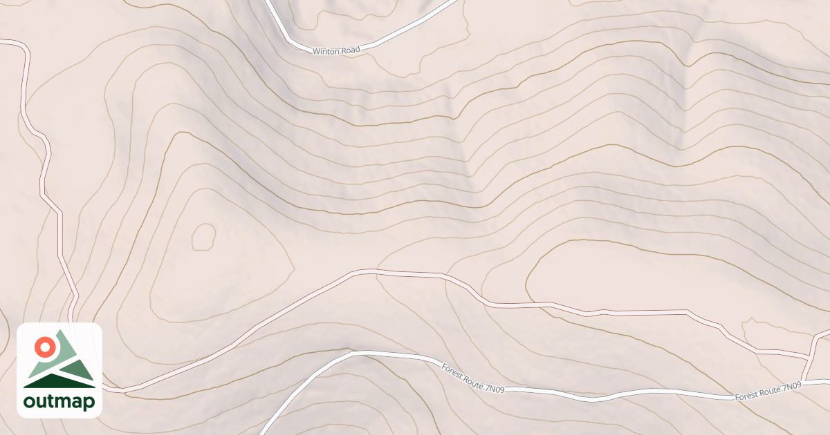 Map of USFS Motor Vehicle Use Map Roads {AA1D79BE-E048-41D7-B81C-4293003B53BB}
