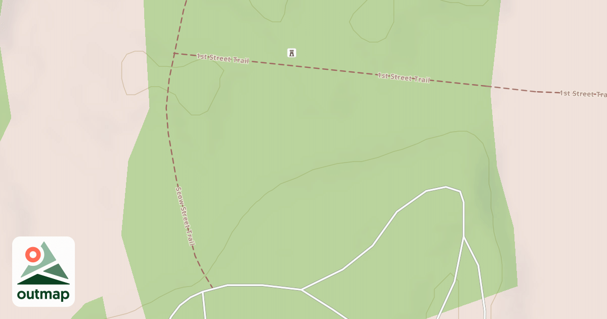 Map of Dyea Ohv Trail