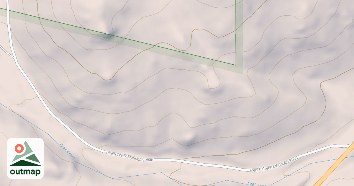 Map of FRENCH CREEK