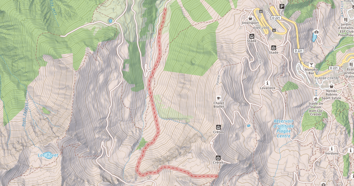 Map preview of Les Étroits