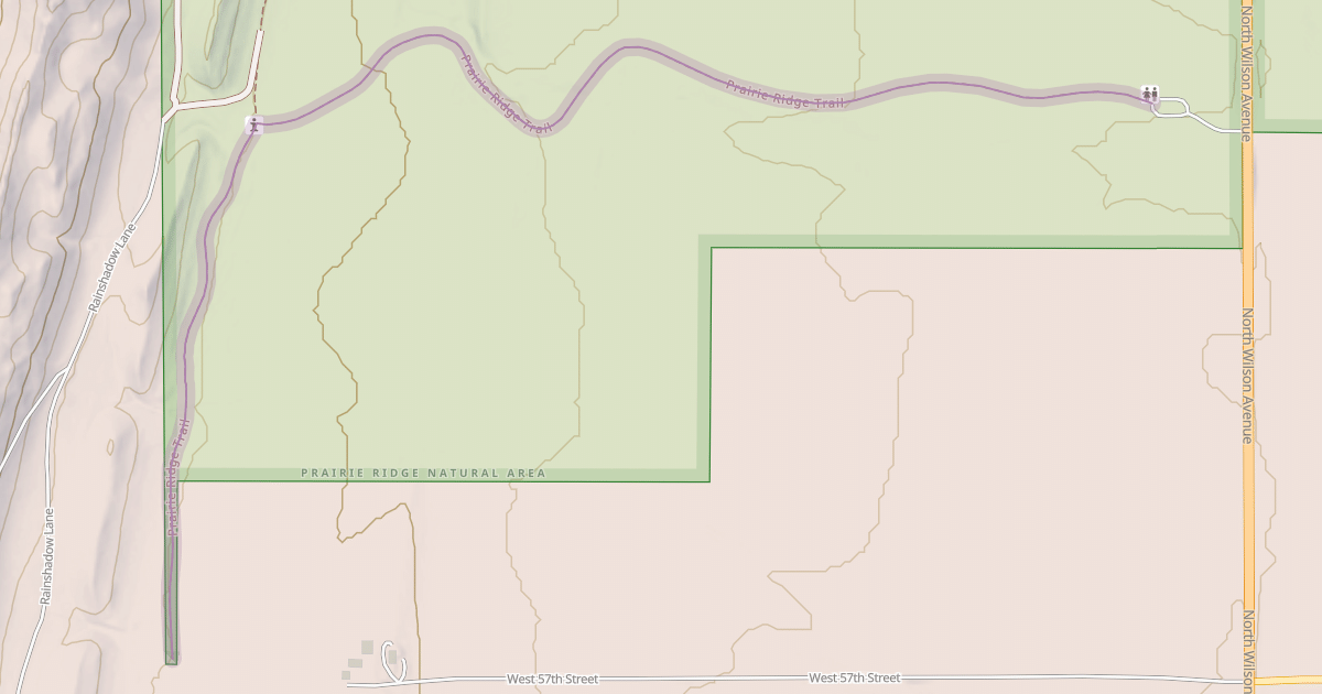 Map preview of Prairie Ridge Trail