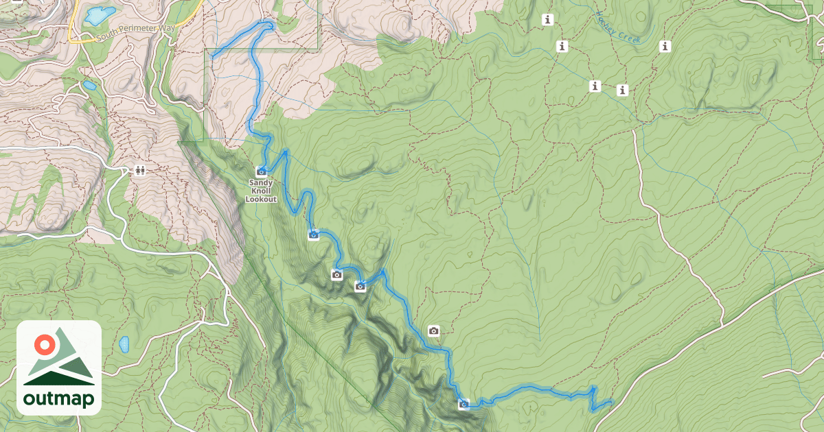 Map of Crawford Trail