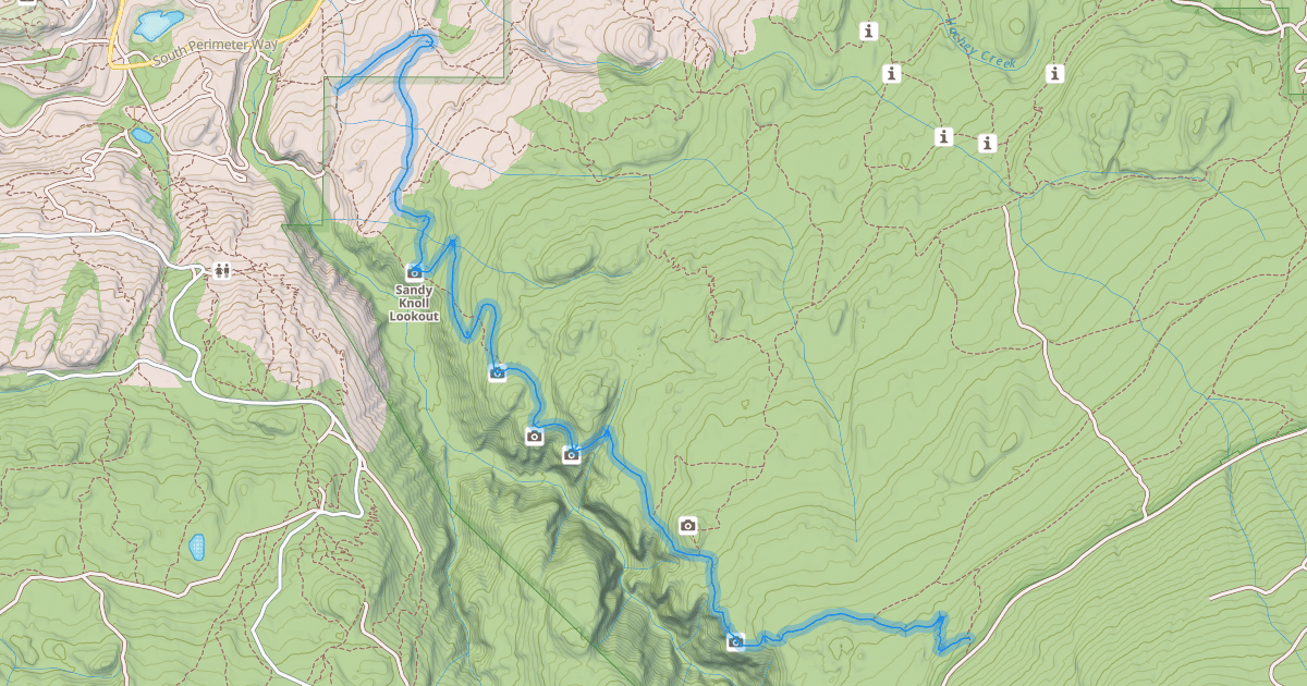 Map preview of Crawford Trail