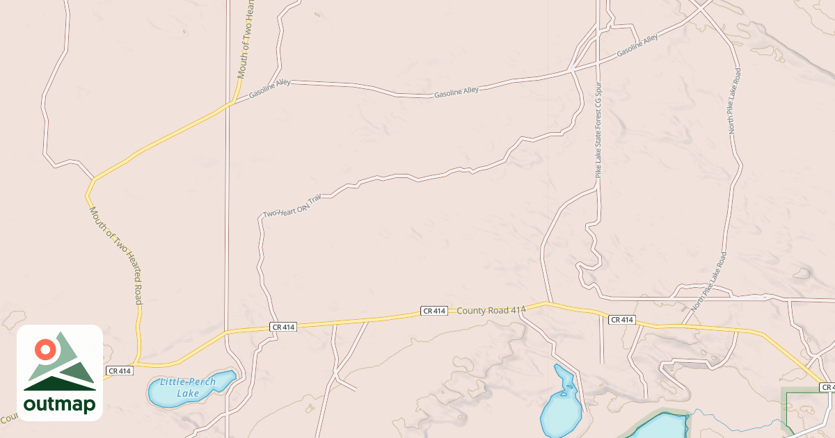 Map of Two-heart Trail